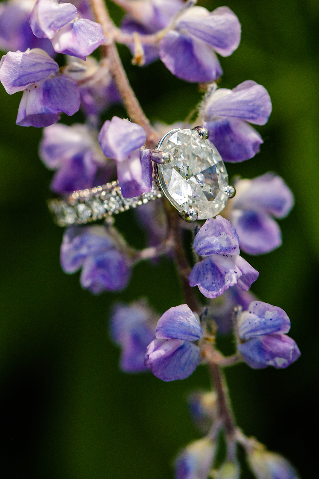 wildflower engagement ring photo