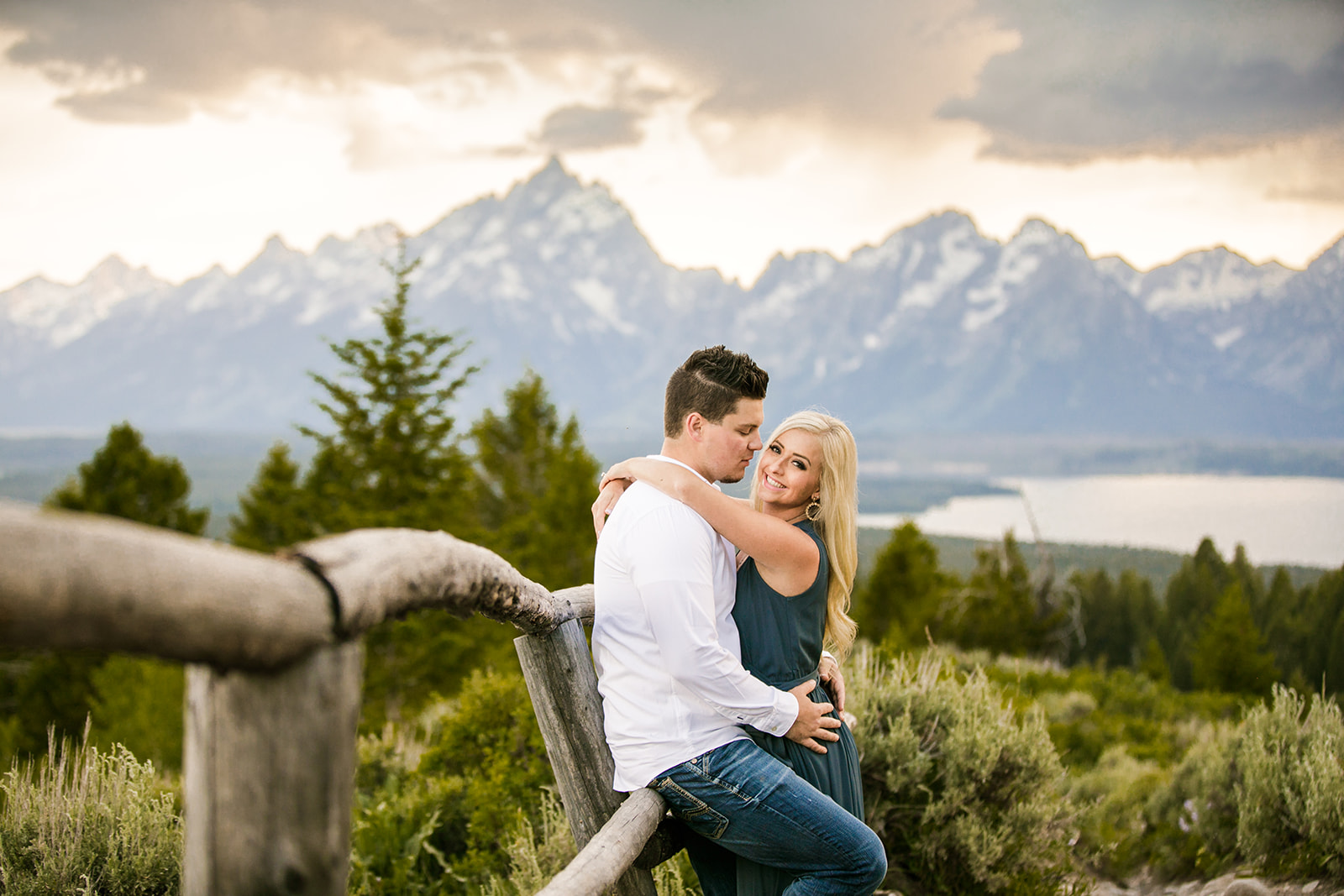 engagement session in Grand Teton National Park